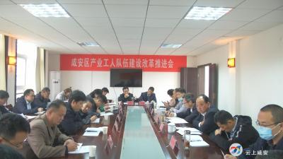 咸安区产业工人队伍建设改革推进会召开