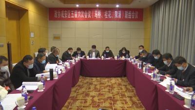 政协咸安区五届六次会议的全体政协委员分组讨论