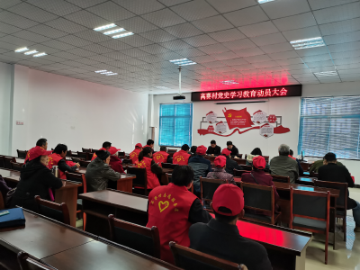 “学党史，铭党恩”马桥镇高赛村开展党史学习教育动员大会