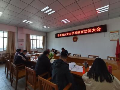 区委编办召开党史学习教育动员大会