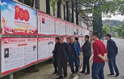 重温红色记忆！咸安红色文化主题教育展览首场展出走进汀泗大桥村