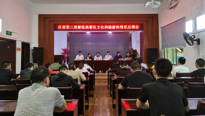 区委第三巡察组向区文化和旅游局反馈巡察意见