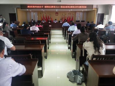 区委统战部组织新联会、知联会开展乡村振兴考察和党史学习教育