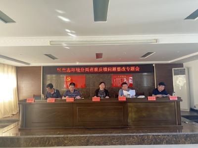 区生态环境分局召开区委第二巡察组巡察反馈问题整改工作专题会议