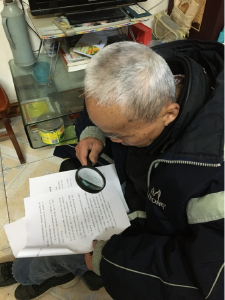 希望桥社区85岁高龄老党员学中共党史感怀