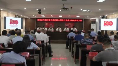 庆七一 贺百年华诞——区生态环境分局举办中国共产党成立100周年大会