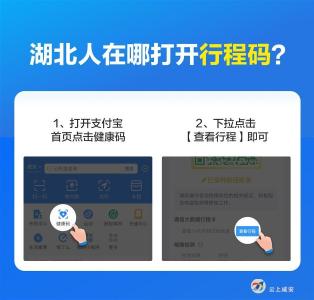 湖北健康码有变化！打开健康码可同时查看行程
