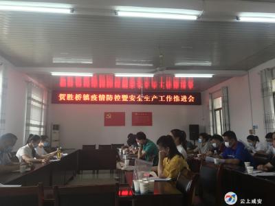 贺胜桥镇：落细落实企业疫情防控 确保防疫生产两不误