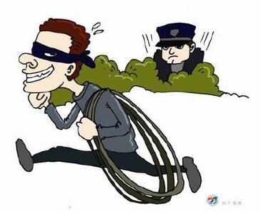 4男子深夜盗窃电缆线！收购老板也栽了