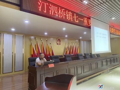汀泗桥镇举办学习习近平总书记“七一”重要讲话精神专题党课学习活动