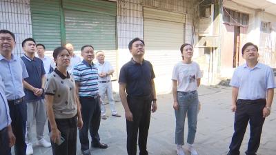 顾兴旺在调研汀泗桥镇红色社区时强调：规划先行 突出红色元素 因地制宜 打造精品工程