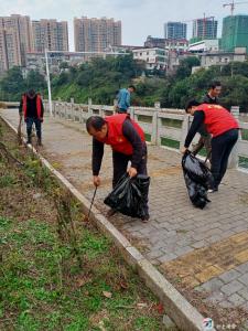 退伍不褪色！擦亮淦河两岸“颜值”
