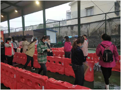 “以练备战”，温泉街道办事处开展核酸检测应急演练