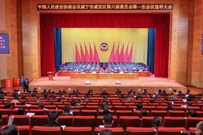 政协咸安区第六届委员会第一次会议闭幕
