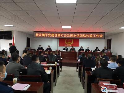 桂花镇召开平安建设暨打击治理电信网络诈骗工作会