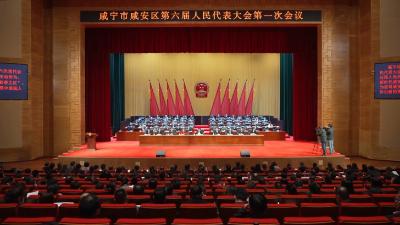 V视 | 咸安区第六届人民代表大会第一次会议胜利闭幕