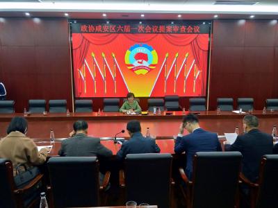 政协咸安区第六届委员会第一次会议召开提案审查委员会会议