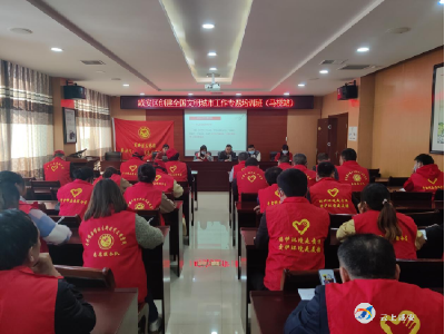 马桥镇：创文培训进行时 提升水平再出发