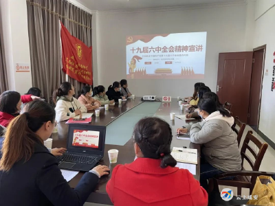 永安街道办事处妇联学习贯彻党的十九届六中全会精神
