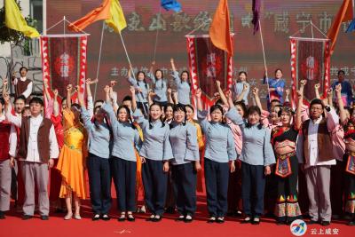 “唱支山歌给党听”咸宁市农民歌咏会成功举行