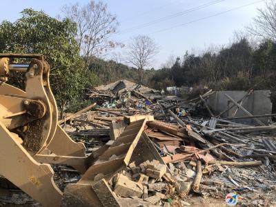 1300平米！浮山街道依法拆除废弃猪场