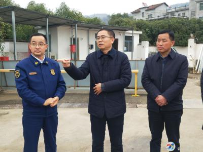 区领导对乡镇液化气站开展专项检查  以监管“零容忍”确保安全“零事故”