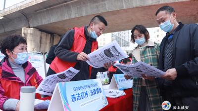 咸安区司法局开展“学雷锋日” 法治宣传志愿服务活动