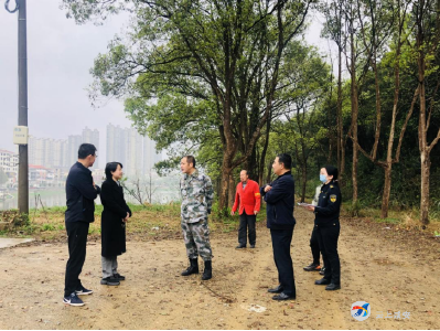 区领导调研指导永安街道开展林长制巡林工作
