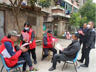 希望桥社区开展文明祭祀宣传活动