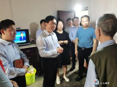 顾兴旺下沉金叶社区调研创文工作