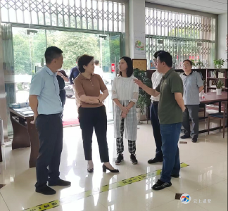 （不发）毕道丽来咸安调研民政工作