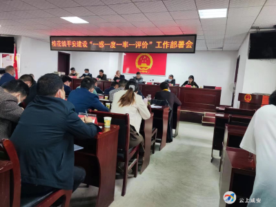桂花镇召开“一感一度一率一评价一成效” 工作推进会 