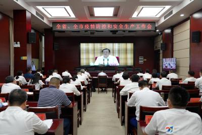 咸安区组织收看收听全省、全市疫情防控和安全生产工作电视电话会议