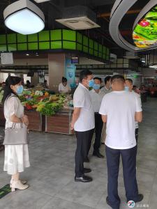 区商务局开展城区农贸市场专项整治行动 