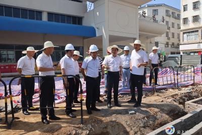 顾兴旺调研全区重点项目建设时强调  高质量推进项目建设 着力完善城市功能布局