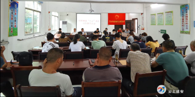 贺胜桥镇新时代文明实践所开展《反有组织犯罪法》宣传教育活动