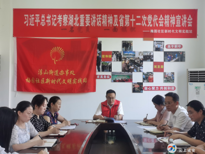 梅园社区：理论讲座进社区 学习精神入人心