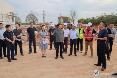 顾兴旺在调研十大重点项目建设情况时强调 严把工程质量 加快施工进度 确保重点项目建设如期完工