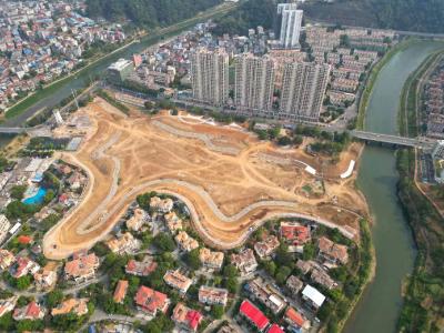  （长江云）预计10月1日与市民见面！湿地吧展露初颜