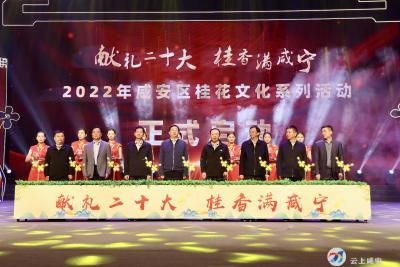 献礼二十大·桂香满咸宁 咸安启动2022年桂花文化系列活动
