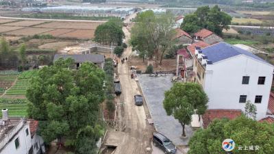 咸安区白水村：村民让地又投劳 齐心共赴新生活