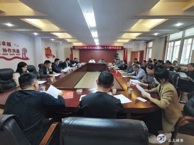 党的二十大精神进企业｜亿丰公司联合党支部召开党的二十大 精神宣讲会