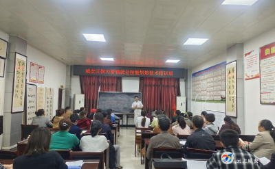 横沟桥镇开展西式面点技能培训班