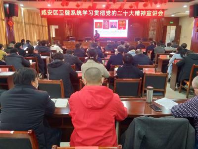 区卫健系统学习贯彻党的二十大精神