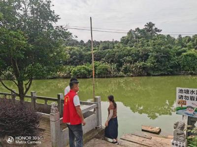  咸安经济开发区驻村工作队：扎实开展预防溺水宣传