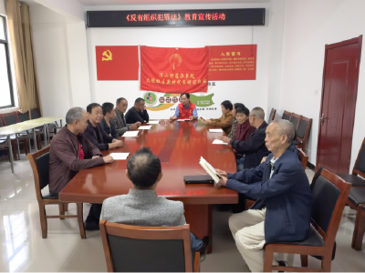 浮山街道大畈社区开展《反有组织犯罪法》宣传活动