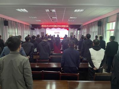 咸安区农业农村局开展2023年宪法宣誓活动