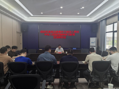 咸安区委政法委召开青年干部深入贯彻中央八项规定精神学习交流会