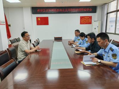 咸安区召开网络游戏企业风险防控调研座谈会