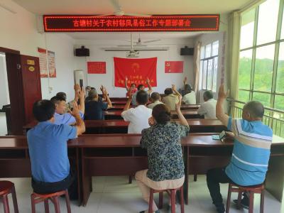 汀泗桥镇古塘村：扎实推进移风易俗工作，破旧俗树文明新风